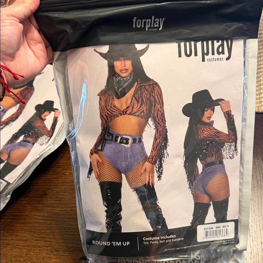 Forplay Tiger Print and Purple Costume
